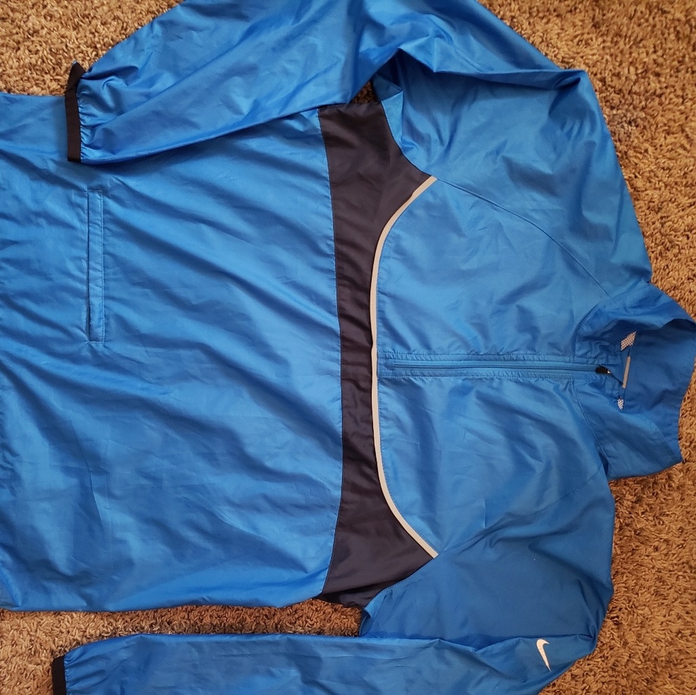 Nike Blue Rain Jacket